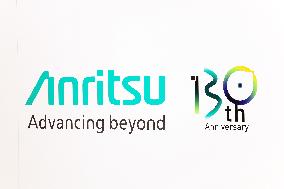 Anritsu signboard and logo